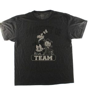 Disney Graphic Tee T-Shirt Mens Sz L black